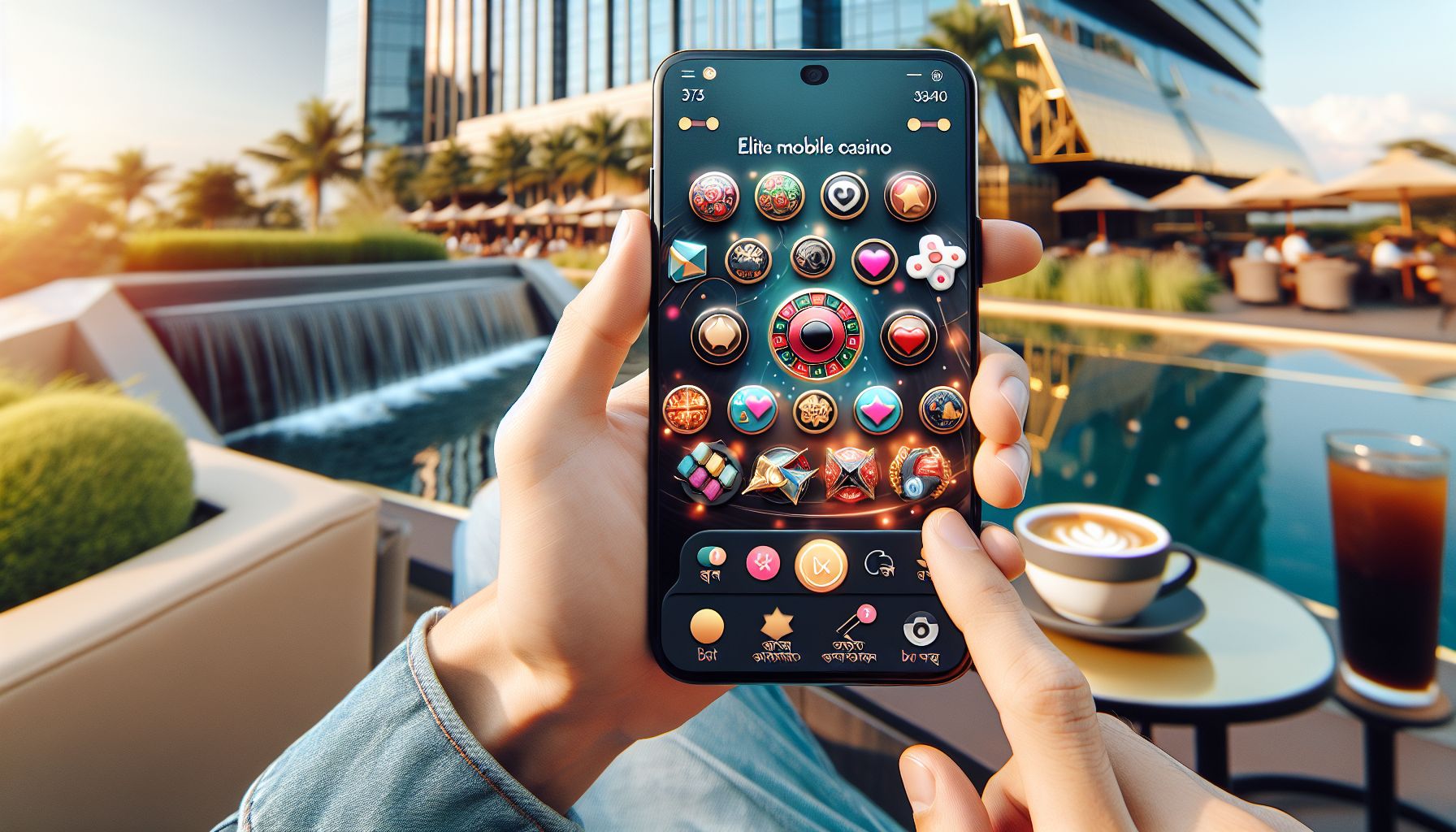 Player in Bangladesh using the 5666bet app on a smartphone